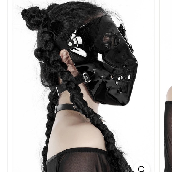 Goth Full Face Mask - Picture 3 of 6
